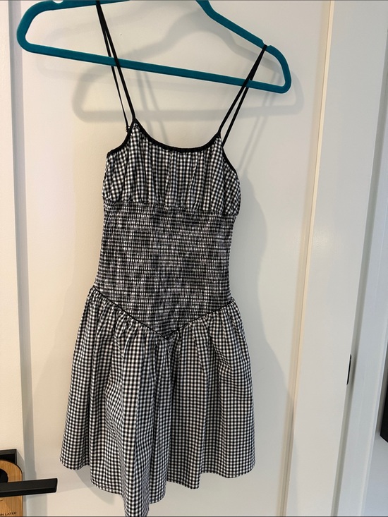 Frankie's Bikinis Dresses & Skirts - Frankie's Bikinis Black and White Coast Poplin Mini Dress cottage tile XS